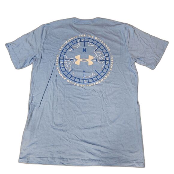 Under Armour Men’s Shirt – XLT, Light Blue, Short Sleeve, NWT - Picture 2 of 8